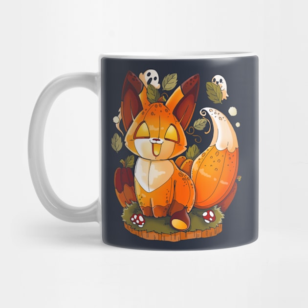 Pumpkin Fox by Vallina84